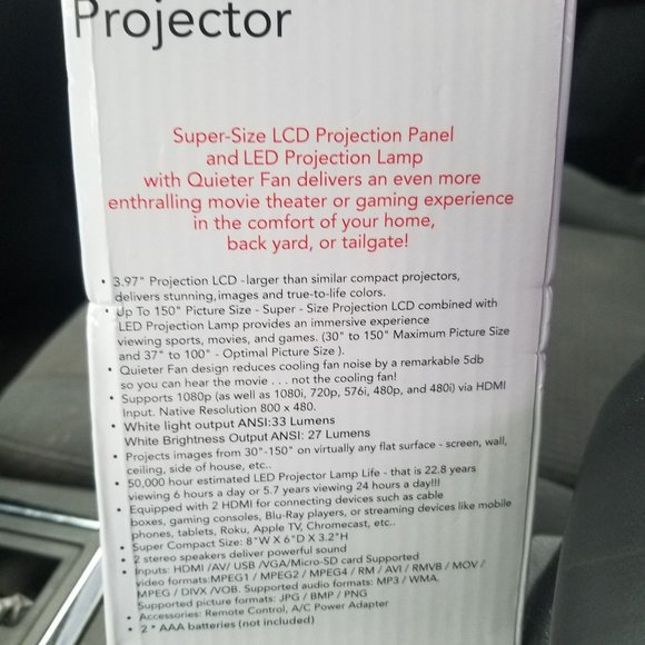 Projector - Picture 2 of 2